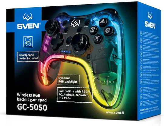 Sven GC-5050 Wireless Gamepad pentru PC Negru