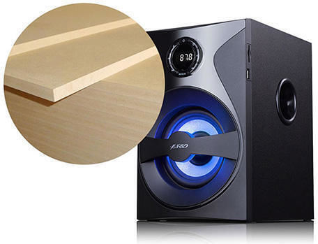 Fenda F380X Ασύρματα Ηχεία Υπολογιστή 2.1 με Bluetooth και Ισχύ 54W Μαύρα