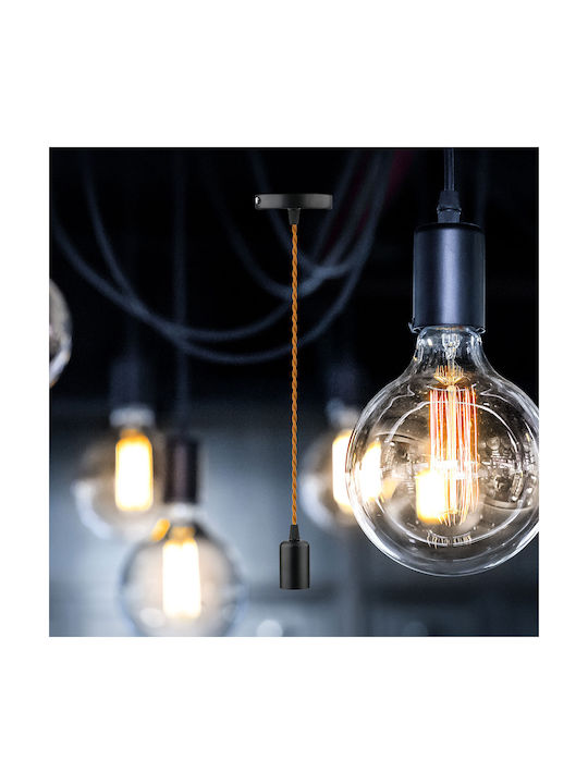 Braytron Pendant Light Black with Socket E27