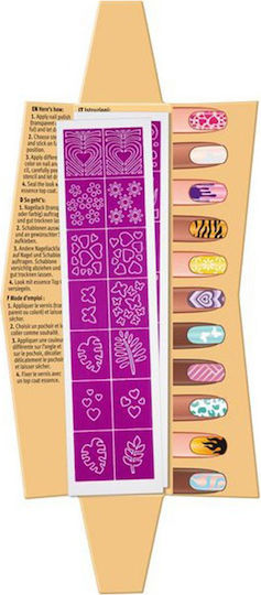 Essence Stencils Nail Design Accessories in Various Colors 28pcs