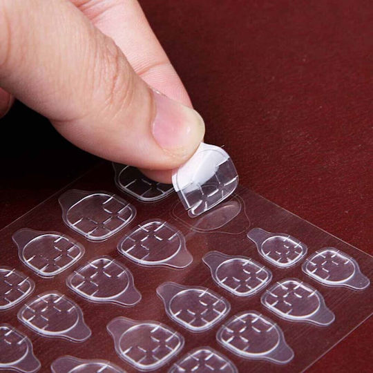 Stickers with Design,art stickers for Nails in Transparent Color 24pcs