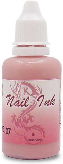 Airbrush Nail Ink Farben malen für Nägel Nebelrose 30ml in Rosa Farbe
