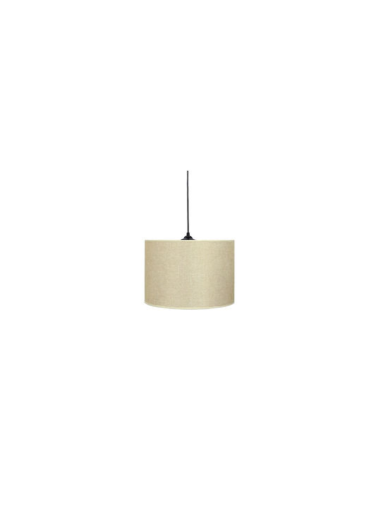 Heronia Ηκ-02 Pendant Light Beige 30cm