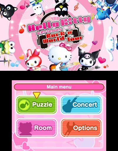 Hello Kitty & Friends Rock n' World Tour 3DS Game