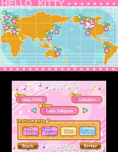 Hello Kitty & Friends Rock n' World Tour 3DS Game