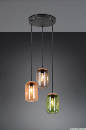 Trio Lighting Κρεμαστό Φωτιστικό Πολύχρωμο 30x150εκ.