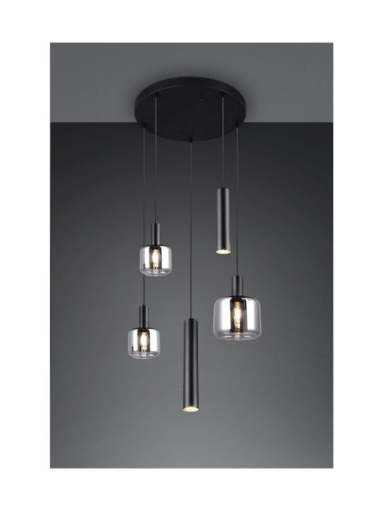 Trio Lighting Pendant Light Black 40x150cm