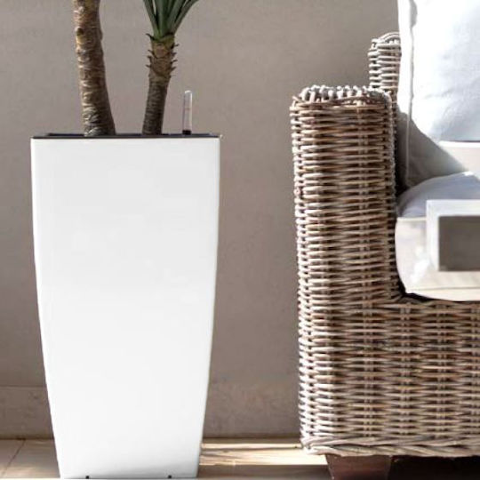 Atmosphera Tetra Planter Plastic Brown 36x36x66cm.