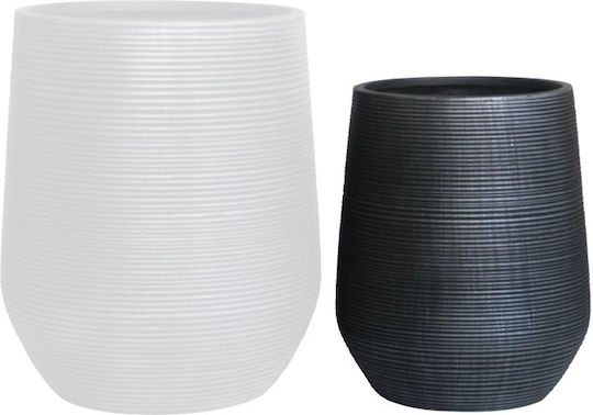Woodwell Plant Pot Ceramic Gray