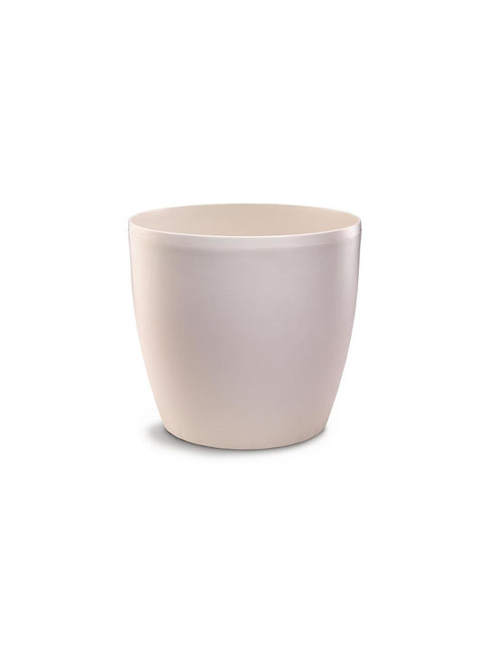 Atmosphera Roto Brillante Pot White 22x22x20cm