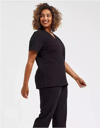 Premier Women's Black Medical Blouse
