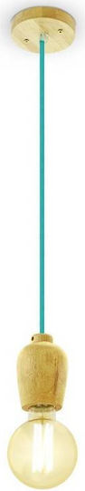 V-TAC Pendant Light Blue with Socket E27