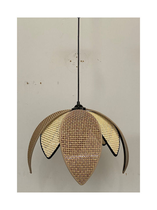 Heronia Pendant Light Brown 40x40cm