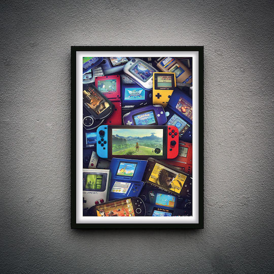 Gaming Anywhere Κάδρο Ξύλινο 21x30cm