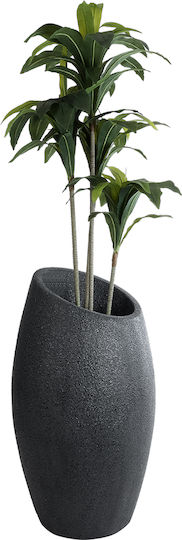 GloboStar Artificial Garden Mestre Κασπώ Πολυεστερικό Μαύρο 50x50x90εκ.