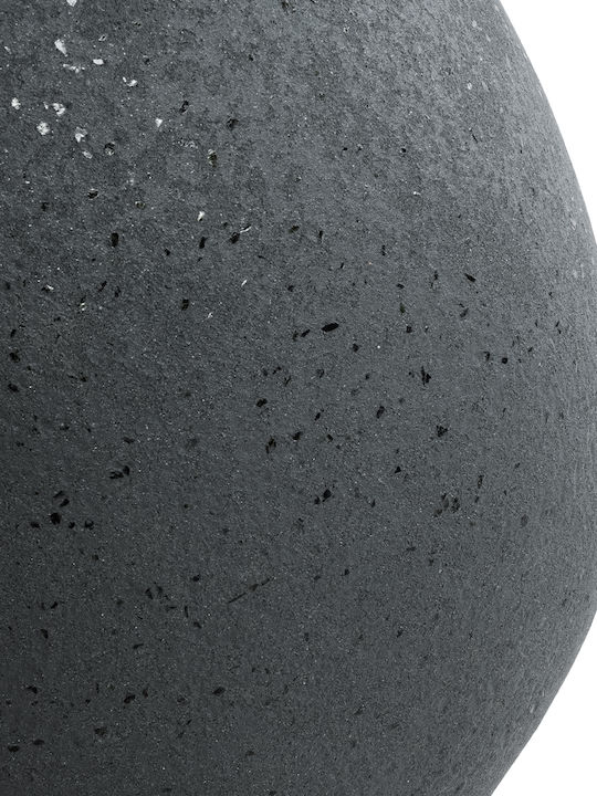 GloboStar Ravello Übertopf Polyester Schwarz 60x60x75εκ.