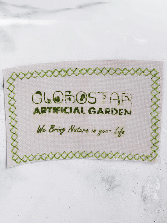 GloboStar Almudena Planter Polyester Black with Stand 36x36x60cm.