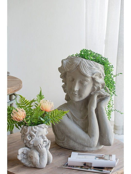 Artekko Κασπώ Τσιμεντένιο Γκρι 27.50x24x39εκ.