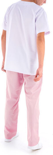 Medizinische Hosen Rosa aus Baumwolle und Polyester