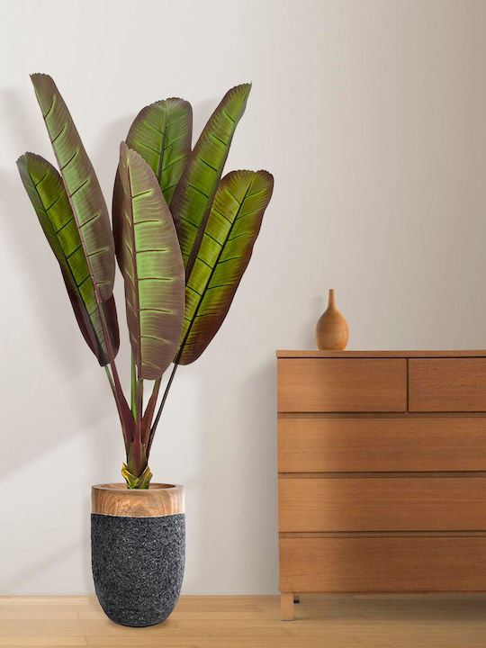 GloboStar Planter Polyester Black 39x39x52cm.