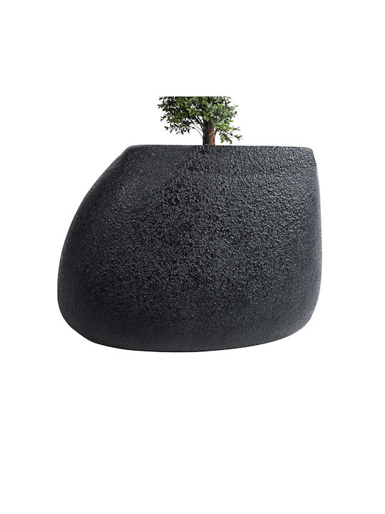 GloboStar Chloe Ghiveci Poliester Negru 60x55x43εκ.