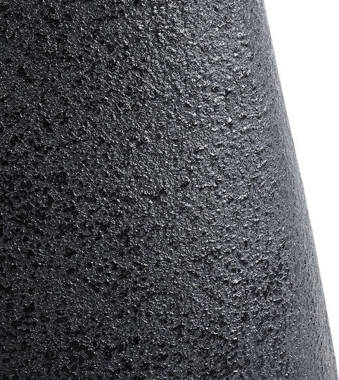GloboStar Chloe Planter Polyester Black with Stand 45x45x90cm.