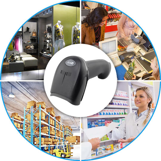 Netum Handheld Scanner Wired with 1D Barcode Reading Capability