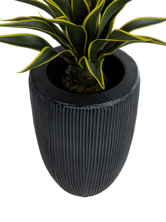 GloboStar Planter Polyester Black 35x35x54cm.