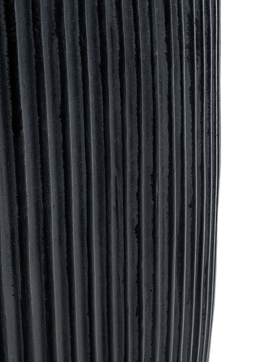 GloboStar Planter Polyester Black 35x35x54cm.