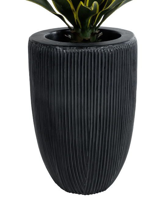 GloboStar Planter Polyester Black 35x35x54cm.