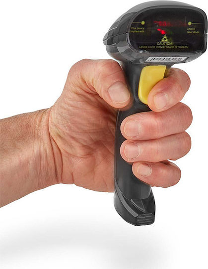 Nedis Handheld Scanner Wireless with 1D Barcode Reading Capability
