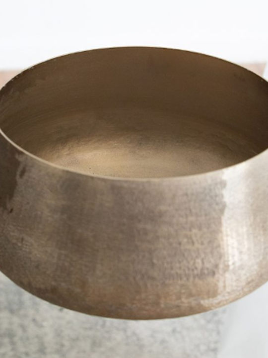 Artekko Planter Aluminum Gold 19.5x19.5x33cm.