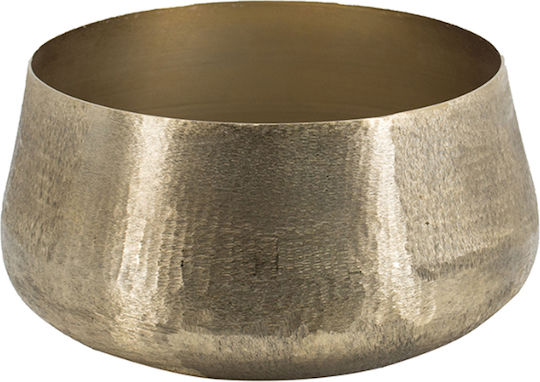 Artekko Planter Aluminum Gold 19.5x19.5x33cm.