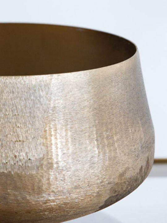 Artekko Planter Aluminum Gold 19.5x19.5x33cm.