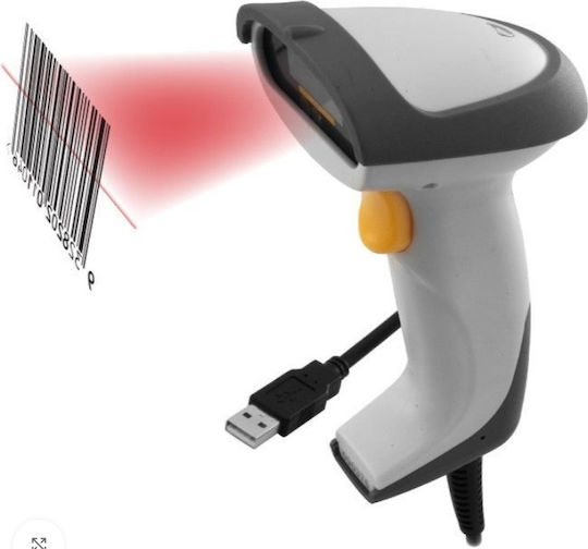 Factory HL 18668-44 Handheld Scanner Wired with 1D Barcode Reading Capability