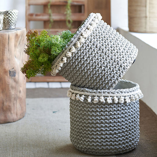 Artekko Planter Concrete Gray 27x27x25cm.