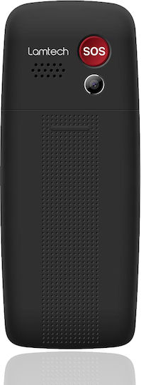 Lamtech Tiny L II with Dock Dual SIM Κινητό με Μεγάλα Κουμπιά Μαύρο