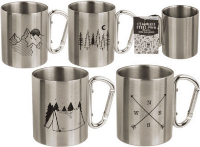 Out of the Blue Forest Mug Metallic Silver