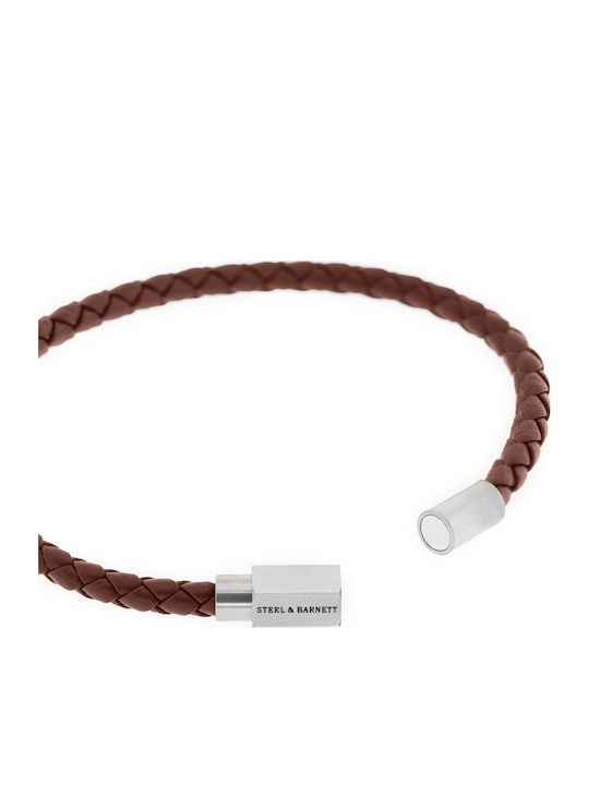 Steel & Barnett Herren Armband aus Leder