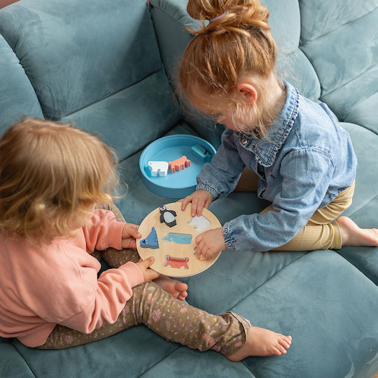 BS Toys Jucărie de Sortare a Formelor din Lemn pentru 18++ Luni