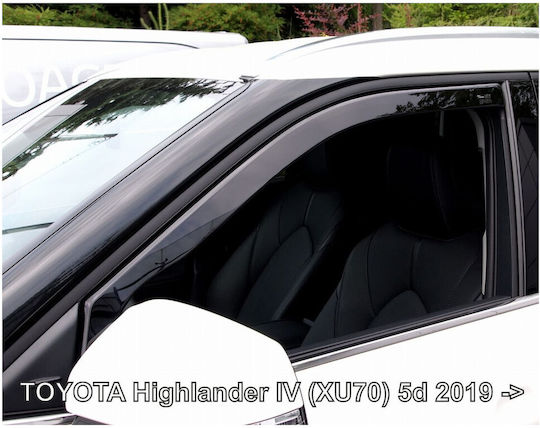 Ανεμοθραύστες Toyota Highlander Iv Xu70 5d 2019+ 2 Τμχ Εμπρός
