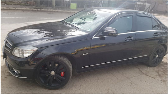 Ανεμοθραύστες Mercedes C-class W204 2007-2014 Sedan 4 Τμχ Εμπρός Πίσω