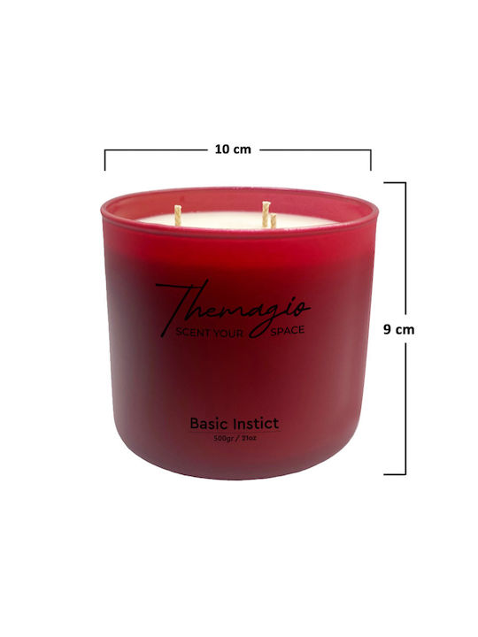 Themagio Lumânare Aromatică Din Soia În Borcan Cu Miros De Lămâie 500gr
