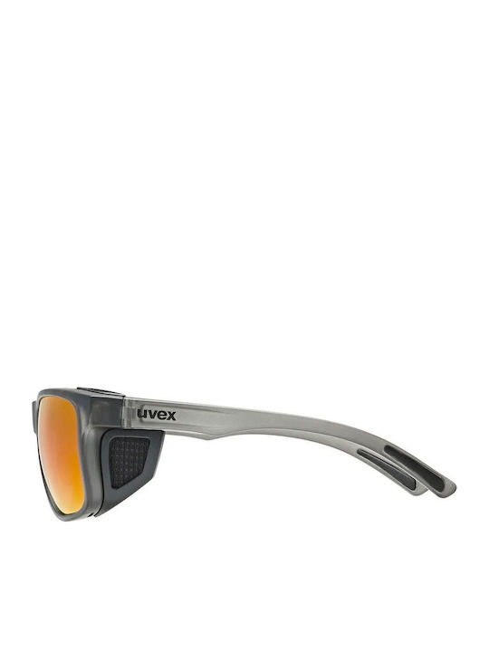 Uvex Sportstyle 312 Unisex Sunglasses with Gray Plastic Frame and Red Mirror Lens S5330075116