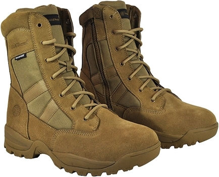 Smith & Wesson Military Boots Breach 2.0 8" SZ WP with membrane HydroGuard Leather Brown