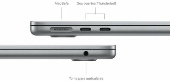 Apple MacBook Air 13" (2024) 13.6" Retina Display (M3-8-Core/24GB/512GB SSD/10-Core GPU) Space Gray (International English Keyboard)
