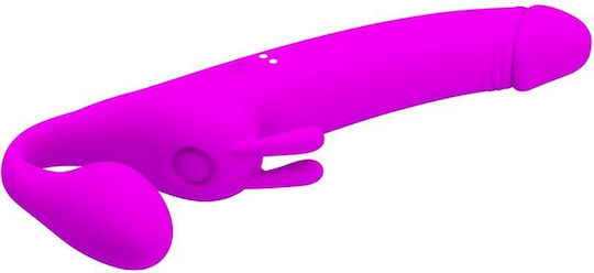 Pretty Love Strap-on Strapless Strap On with Dildo with Vibration in Purple Color