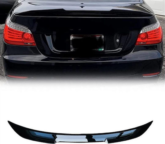 Trunk Spoiler BMW 5 E60 03-11 M4 Look Lip Spoiler Glossy Black Plastic