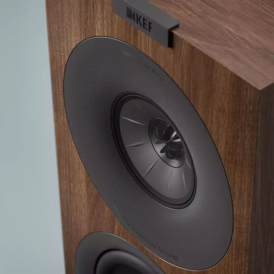 Kef Q Concerto Meta Pair of Hi-Fi Speakers Bookself 180W 3 No of Drivers W21xD31.5xH41.5cm. Walnut