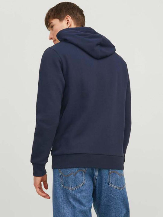 Jack & Jones Logo Sweat Sweatshirt with Hood Blue